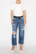 Load image into Gallery viewer, *Hybrid* Style High Rise Straight Leg Jeans