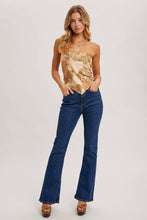 Load image into Gallery viewer, Bluivy - PAISLEY SATIN BANDANA TUBE TOP
