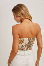 Load image into Gallery viewer, Bluivy - PAISLEY SATIN BANDANA TUBE TOP
