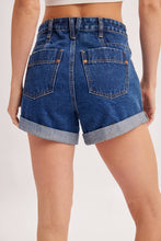 Load image into Gallery viewer, Bluivy - WESTERN POCKET ROLLED HEM DENIM SHORTS
