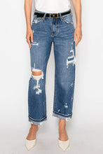 Load image into Gallery viewer, *Hybrid* Style High Rise Straight Leg Jeans
