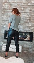 Load image into Gallery viewer, the ‘dress up or down’ pleather joggers
